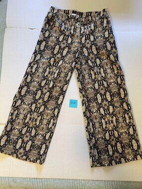 Vestique Snakeskin Corduroy Pants M